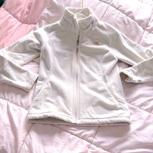 The North Face small petite fleece zip front jacket